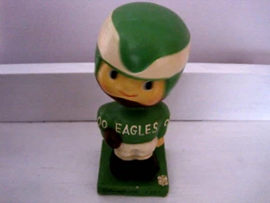 Vintage Philadelphia Eagles NFL Football Japan Square Base Nodder Bobblehead - Bild 1 von 14