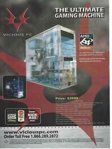 Vintage/Retro Vicious Assassin Gaming PC Print Ad Promo 2004 - Picture 1 of 2