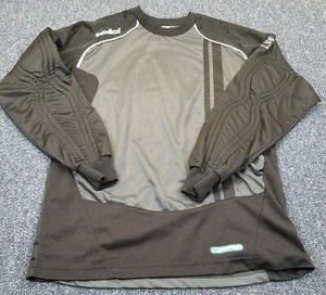 Sondico Men's S Gray Black Hydra Pass Padded Long Sleeve Goalkeeper Shirt - Picture 1 of 13