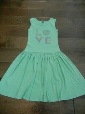 Vestido sin mangas MIGNONE bonito tejido verde LOVE Sparkles, Escuela Primavera Verano, 8 Foto 1 de 4