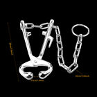 Stainless Steel Cow Nose Ring Pliers Bull Cattle Bovine Clip With Chain Pull 2Bb