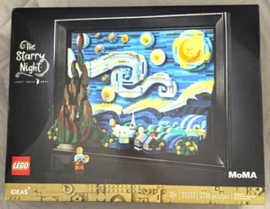 Lego Ideas Vincent Van Gogh The Starry Night Set #041 MoMA - NEW SEALED IN BOX - Picture 1 of 9