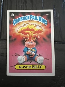 Garbage Pail Kids 8b Blasted Billy OS1 Serie 1 Tramposos Licencia Mate (A1) - Imagen 1 de 7