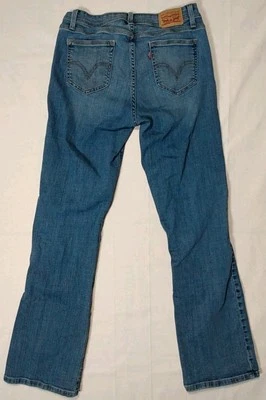 Levi's 529 Womens 10 Curvy Bootcut Blue Jeans Denim Western 30X32 Stretch  - Image 1 of 4