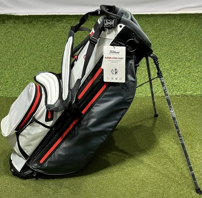 Titleist Players 4 Plus StaDry Double Strap Stand Golf Bag Charcoal No Logo NEW! - Image 1 of 4
