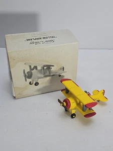 Department 56, Yellow Airplane, Snow Village (54585) NIB - Picture 1 of 4