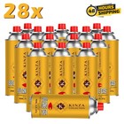 BUTANE GAS BOTTLES 28 PACK BOX CANISTERS PORTABLE STOVES COOKERS GRILL HEATERS