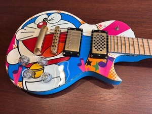 ESP Doraemon 80th Anniversary Mini Electric Guitar Built-in Amp Rare Japan - Picture 1 of 10