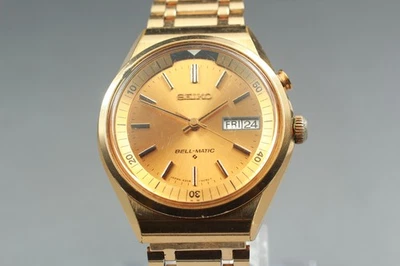 Reloj automático dorado vintage 1975 [Exc+5] SEIKO BELL-MATIC 4006-6070 JAPÓN Foto 1 de 4