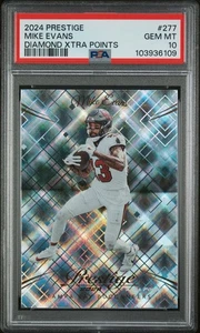 2024 Panini Prestige #277 Mike Evans Diamond Xtra Points PSA 10 - Imagen 1 de 2