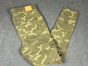 Pantalones de mezclilla American Eagle 14 largos camuflados siguiente nivel curvilíneos tiro súper alto Jegging - Imagen 1 de 21
