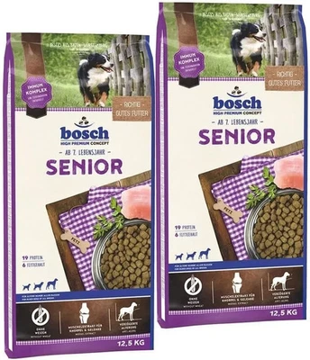 bosch HPC Senior | Hunde trockenfutter mit Geflügel  2 x 12,5 kg - Bild 1 von 4