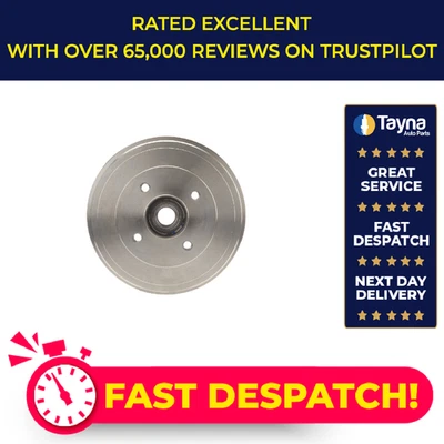 2x Brake Drums (Pair) fits RENAULT SANDERO/STEPWAY Mk1 1.6 Rear 09 to 15 Set New — 第 1/4 张图片