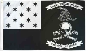 War of 1812 3x5ft Poly Flag Historical Dont Tread on Me Battle Flag - Picture 1 of 3