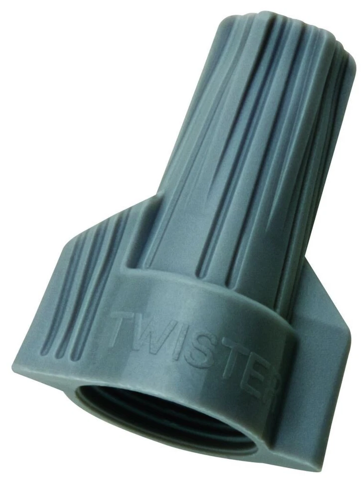 IDEAL Electrical 30-342, Gris, 18 a 6 AWG, Conector de cable de tuerca de ala, 1 pieza Foto 1 de 1