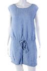 Soft Joie Womens Sleeveless Drawstring Soft Denim Dress Blue Size XXS