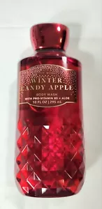 BATH & BODY WORKS WINTER CANDY APPLE gel doccia lavaggio corpo 10 oz - Foto 1 di 3