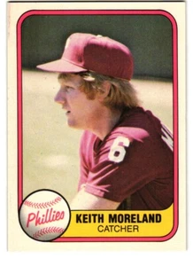 1981 Fleer #13 Keith Moreland Rookie Philadelphia Phillies - Picture 1 of 2