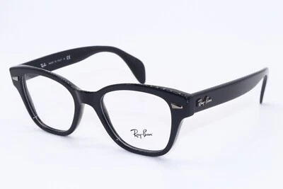 NEW RAY-BAN RB 0880 2000 BLACK SILVER AUTHENTIC FRAMES EYEGLASSES 49-19