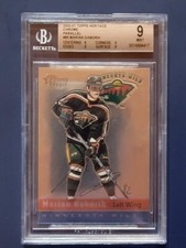 2000-01 Topps Heritage Chrome Rookie #85 Marian Gaborik RC /555 BGS 9