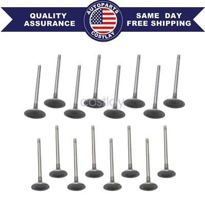 Intake & Exhaust Valves For 2010-2017 Chevrolet Equinox Buick Verano 2.4L New - Image 1 of 4