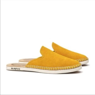 Seavees Ocean Park Mustard Yellow Mule Sz 9 - Image 1 of 4