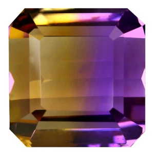 14.95 ct Excellent Octagon Cut (13 x 13 mm) Brazil Purple and Yellow Ametrine - Picture 1 of 1