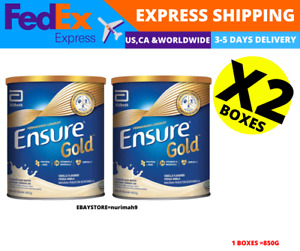 2 X (850g) Abbott Ensure Gold Complete Nutrition Milk Powder Vanilla Flavor