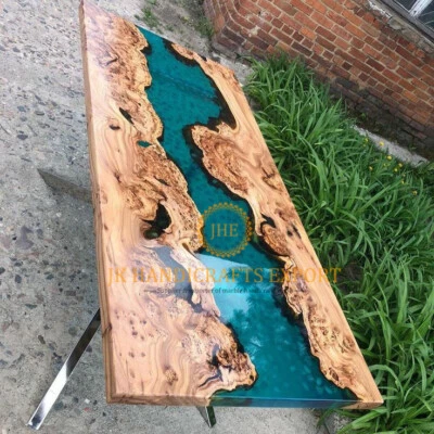 New Custom Order Epoxy Dining coffee Table Tops walnut Table Hallway Decor - Image 1 of 4