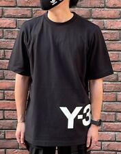 Y-3 Men's T-shirt Short Sleeve Y-3 Logo 20th Anniversary Crew Neck M CH1 SS TEE 