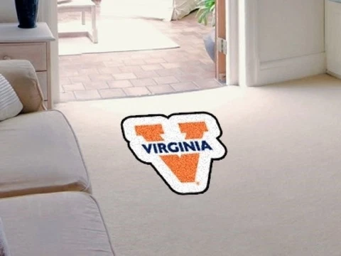 NCAA Virginia Cavaliers Mascot 3 foot x 5 foot area rug Fanmats USA QUICK SHIP Cover