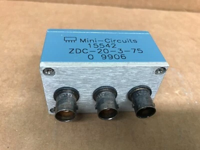 Mini Circuitos POWER SPITTER 15542 ZDC20-3-75 Foto 1 de 4