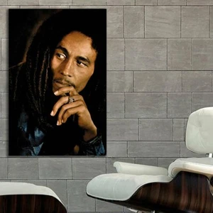 EB019 Bob Marley Art Music Reggae Rock Rap Hip Hop Poster Art Canvas - Imagen 1 de 6