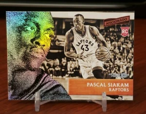 Panini Aficionado Rookie Pascal Siakam 2016-17 prueba de artista RC Raptors - Imagen 1 de 3