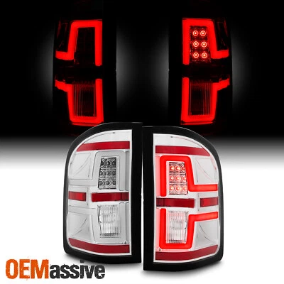 Barra LED trasera cromada para Chevy Silverado 1500/2500HD/3500HD 2007-2014 Foto 1 de 4