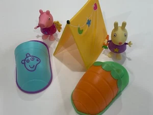 PEPPA PIG Camping Sleepover Fun Play Set Rebecca Rabbit - Picture 1 of 7