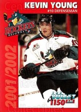 2001-02 Kelowna Rockets #27 Kevin Young