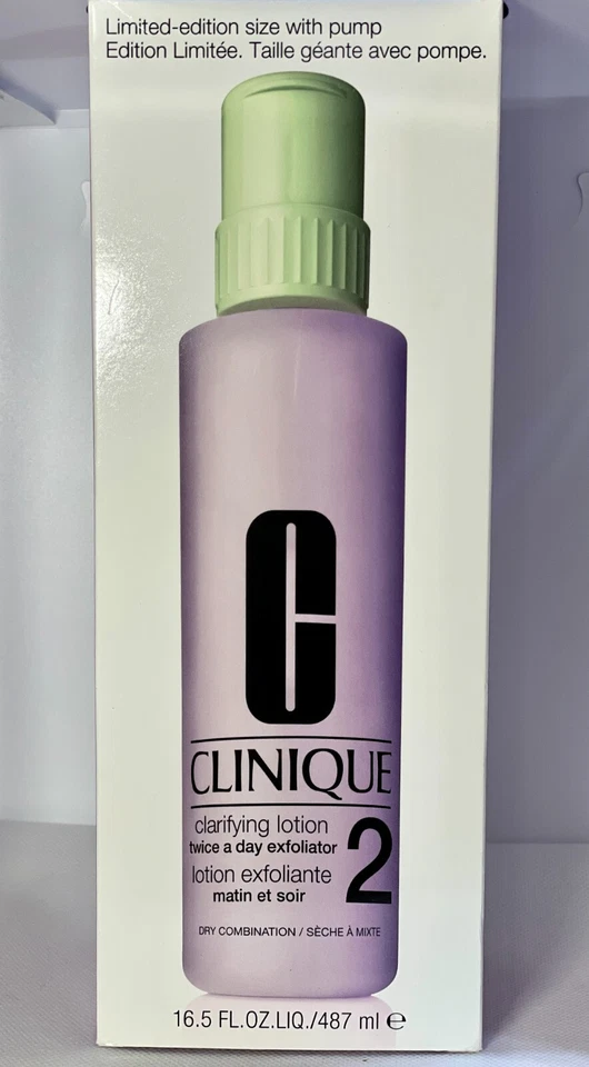 Clinique Clarifying Lotion 2 Dry Combination Limited Edition Size Pump