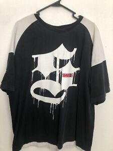 VTG Shady LTD 8 Eminem Black & White T Shirt XL Xtra Large Dripping Graffiti 90s