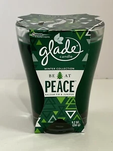 Gladekerze BE AT PEACE Balsam Tanne & Wacholder Winter Kollektion 9,2 Unzen 2015 - Bild 1 von 4