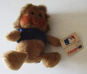 Vintage 1982 Trudy New York Yankees Brown Teddy Bear Plush MLB RARE  - Picture 1 of 7