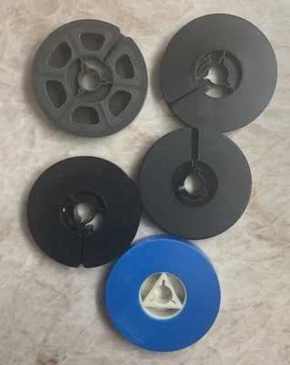 "Carretes de película de 3"" de película SUPER 8, carrete de 50 pies - LOTE DE 5, uno con estuche" Foto 1 de 4