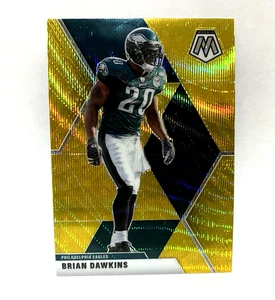 2020 Mosaic Brian Dawkins Prizm Gold Wave /17 #164 Eagles SP - Bild 1 von 2