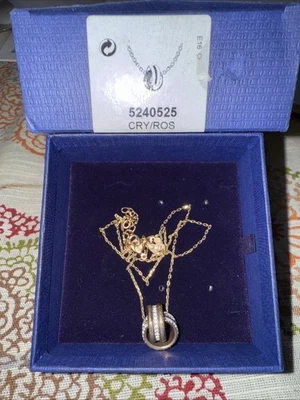 Swarovski Further Pendant, Small, White, Rose gold plating 5240525 DISPLAY - Image 1 of 4