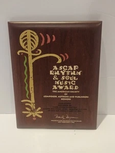 ASCAP Rythem & Sould Music Award - Slam U Well - Every Little Thing You Do - Picture 1 of 3