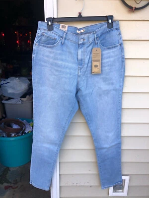 Levi's 721 High Rise Skinny Women's Jeans (Plus Size) Azure Mood Light Wash  - Image 1 of 4