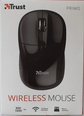 Trust Primo 1600 DPI Maus Optisch  Schwarz 2,4 GHz - Bild 1 von 2
