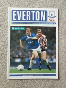 Everton v Manchester United 1989/90 Division 1 - Bild 1 von 1