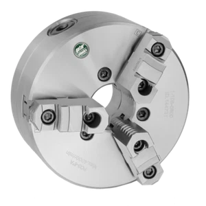 Mandril de torno de 5" 3 mordazas GATOR autocentrado cuerpo de acero parte posterior lisa 2 piezas mandíbula dura - Imagen 1 de 1