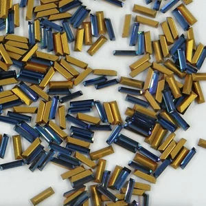 4501 6X2 M : 30 strass Swarovski baguette fond conique 4501 6x2mm MONTANA - Picture 1 of 3